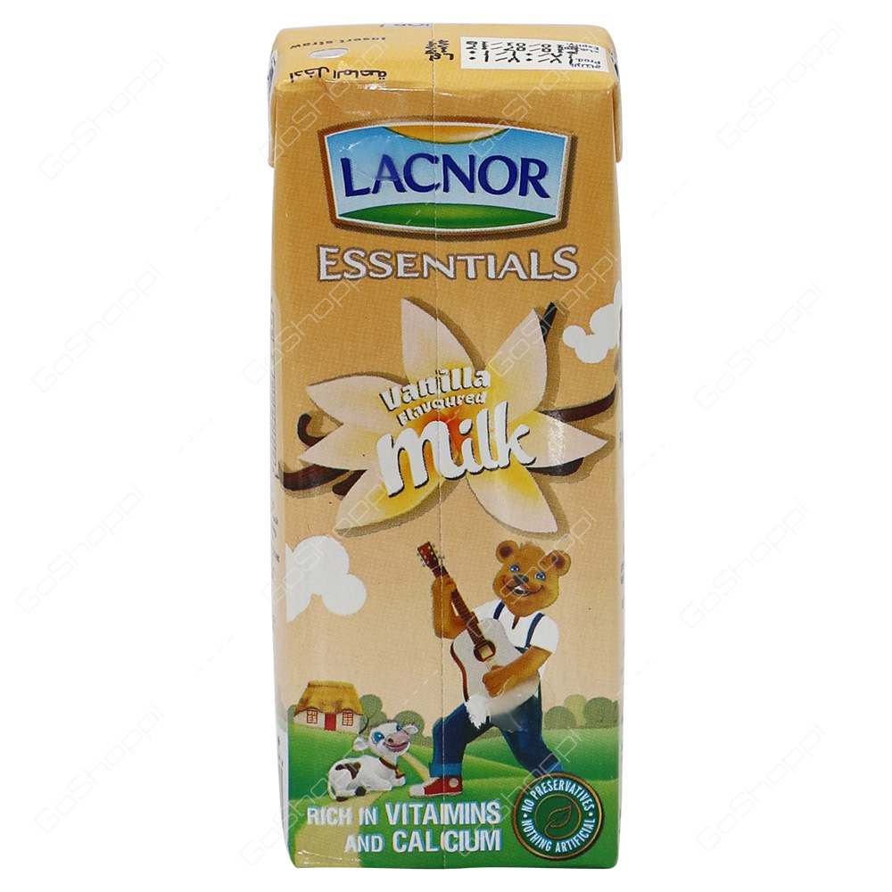Lacnor Essentials Vanilla Flavoured Milk 180 ml