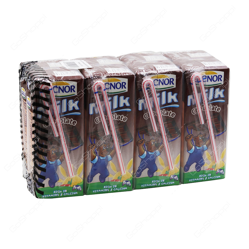 Lacnor Milk Chocolate Flavored 8X180 ml
