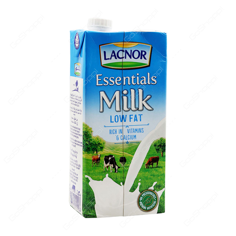 Lacnor Milk Low Fat 1 l