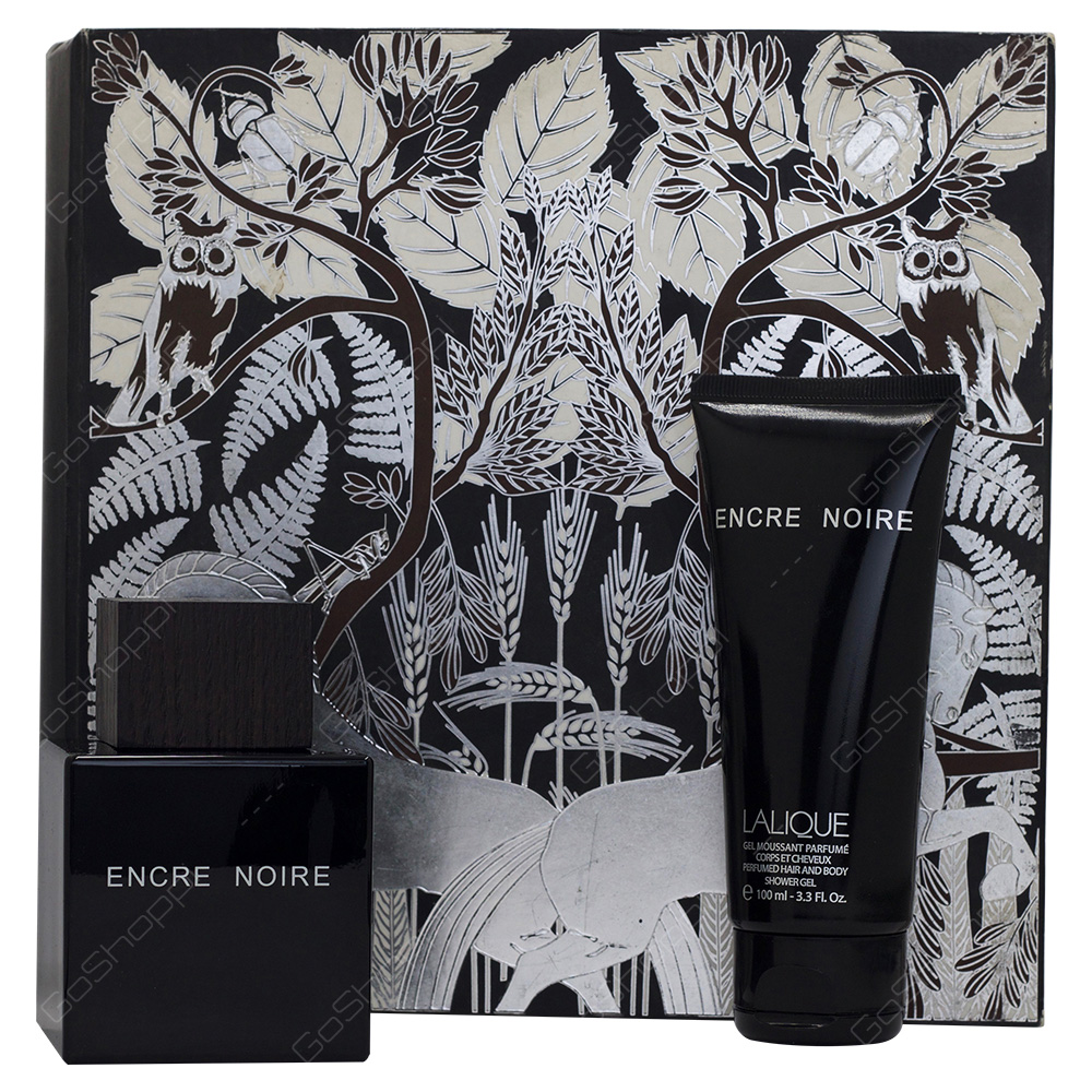 Lalique Encre Noire Gift Set For Men 2pcs