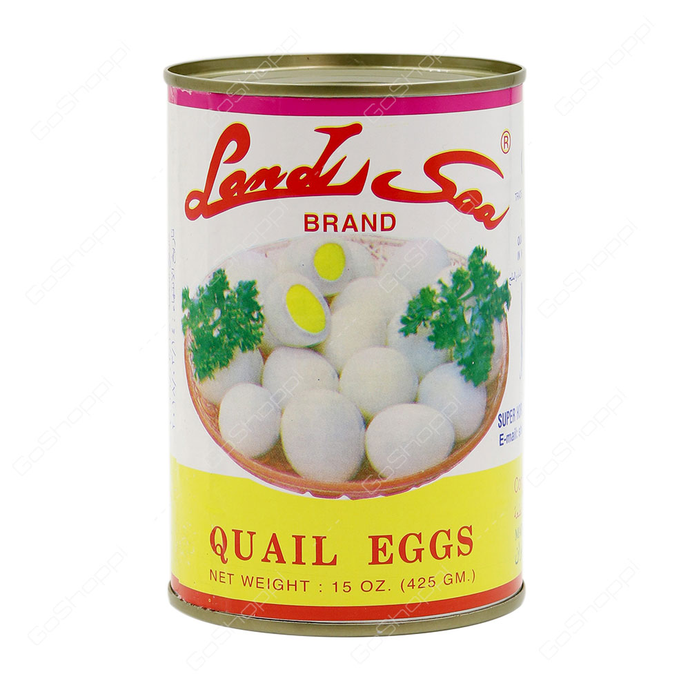 Land Sea Brand Quail Eggs 425 g