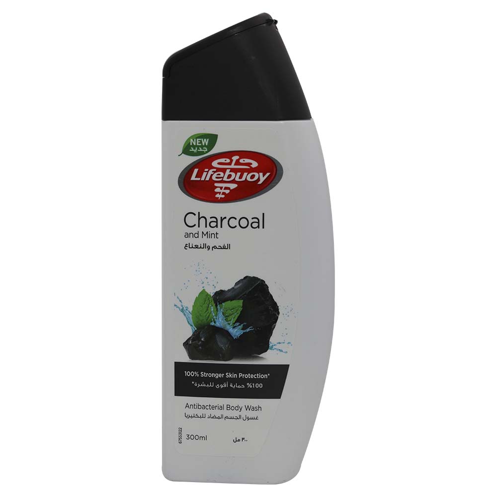 Lifebuoy Charcoal & Mint Antibacterial Body Wash 300ml