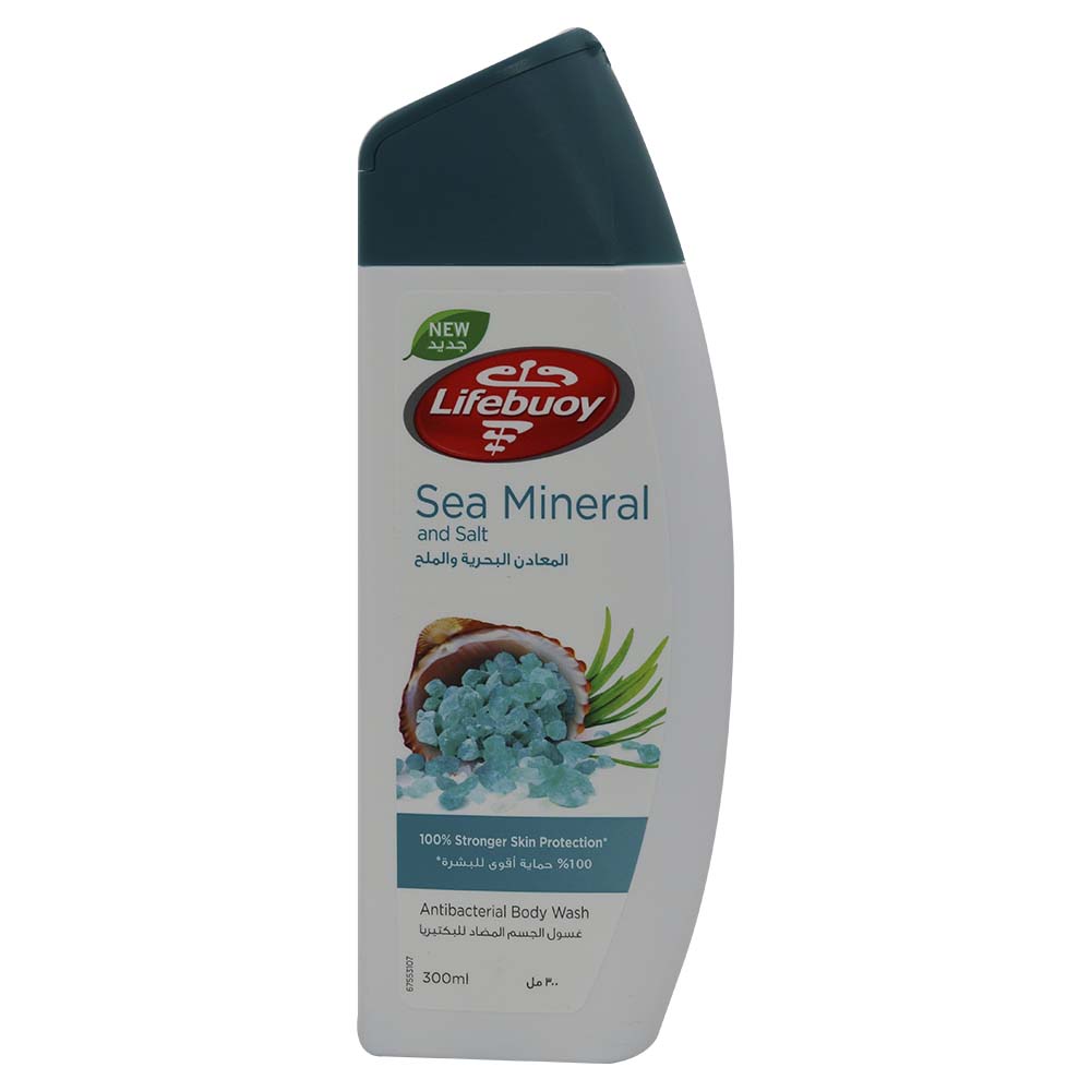 Lifebuoy Sea Minerals And Salt Antibacterial Body Wash 300ml