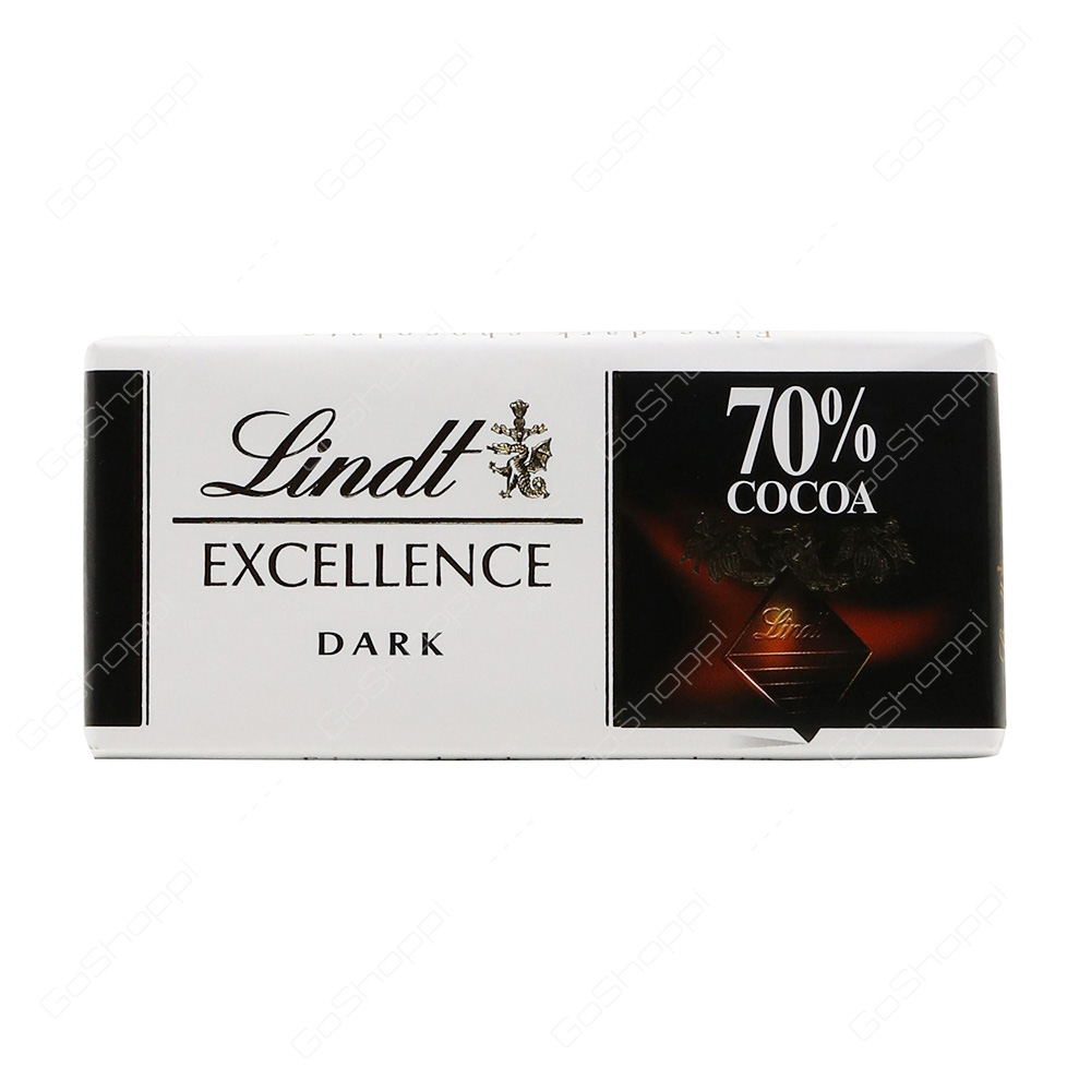 Lindt Excellence 70percent Cocoa Dark Chocolate 35 g