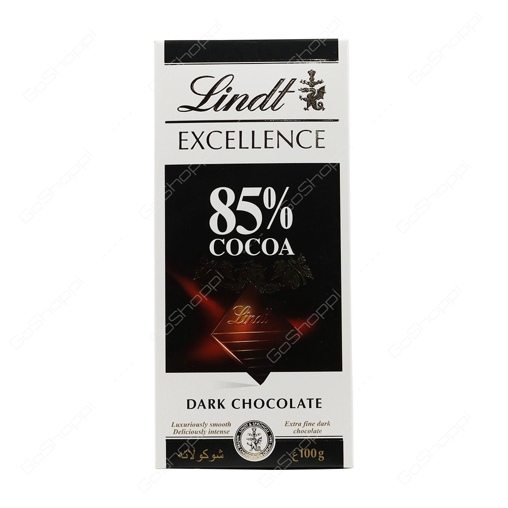 Lindt Excellence 85percent Cocoa Dark Chocolate 100 g