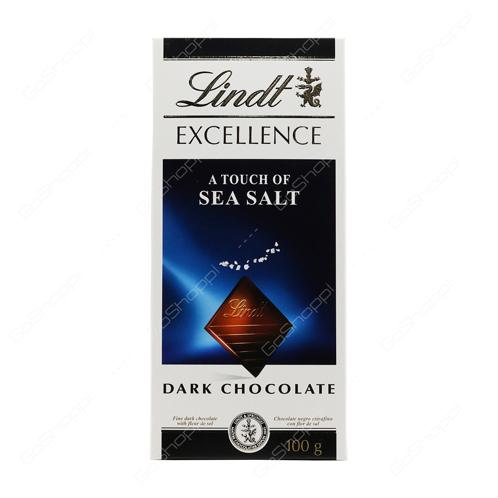 Lindt Excellence A Touch Of Sea Salt Dark Chocolate 100 g Buy Online