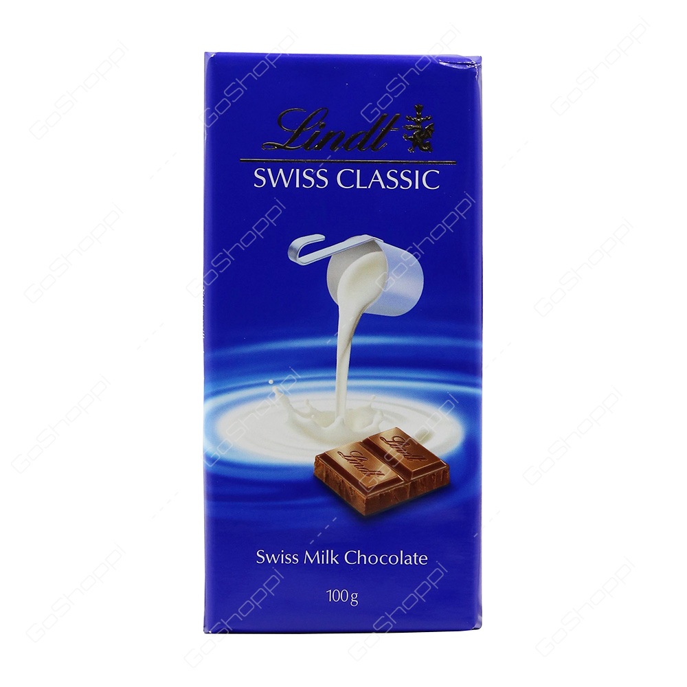 Lindt Swiss Classic Swiss Milk Chocolate 100 g