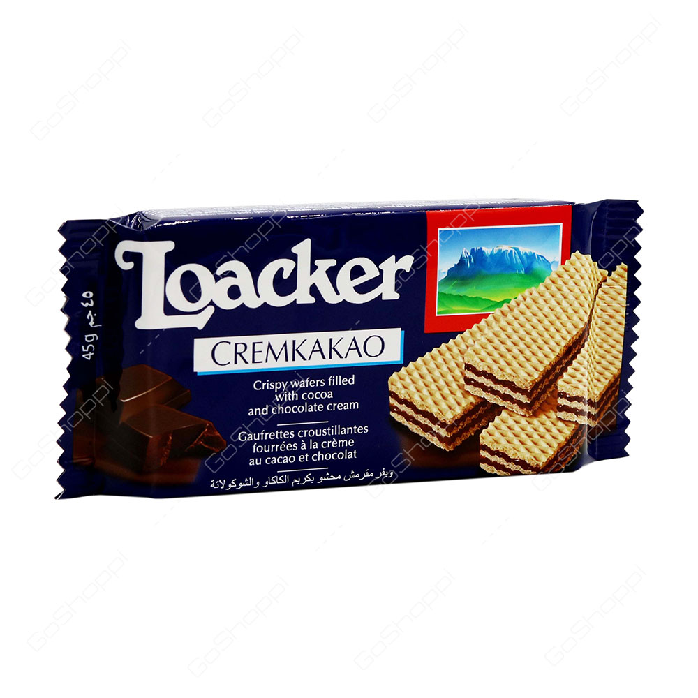 Loacker Cremkakao Crispy Wafers 45 g