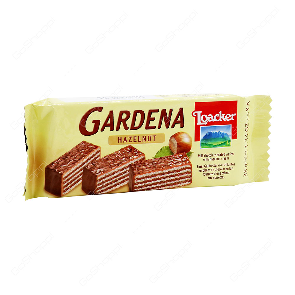 Loacker Gardena Hazelnut Wafers 38 g