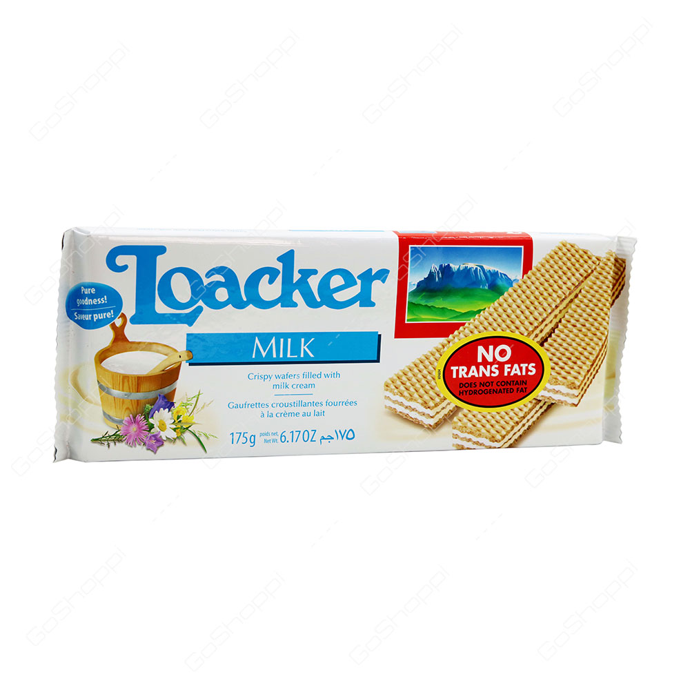 Loacker Milk Crispy Wafers 175 g
