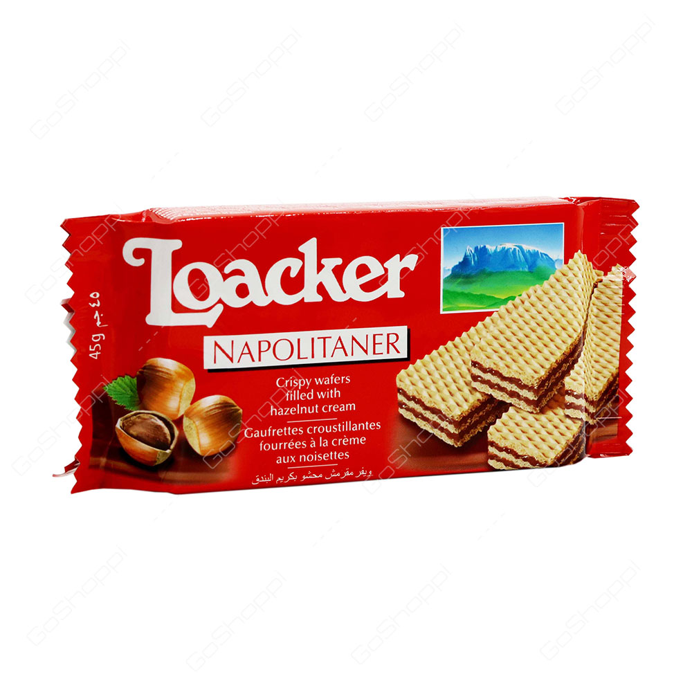 Loacker Napolitaner Crispy Wafers 45 g