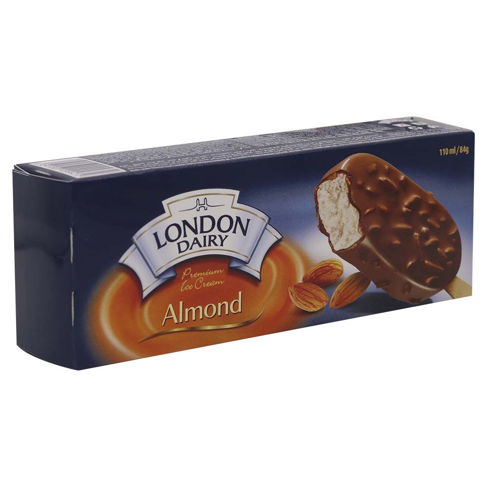 London Dairy Almond Ice Cream Stick 84g