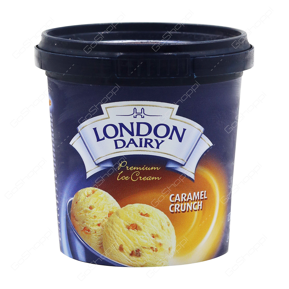 London Dairy Premium Icecream Caramel Crunch 125 ml