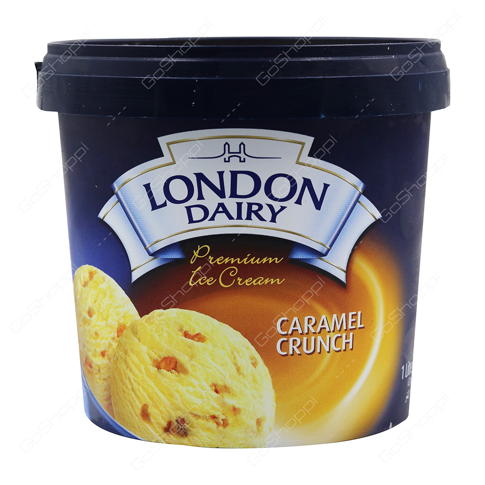 London Dairy Premium Icecream Caramel Crunch 1 l