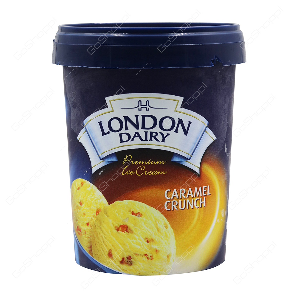 London Dairy Premium Icecream Caramel Crunch 500 ml