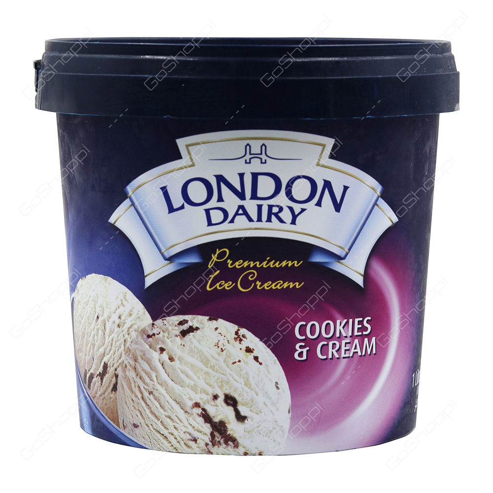 London Dairy Premium Icecream Cookies And Cream 500 ml