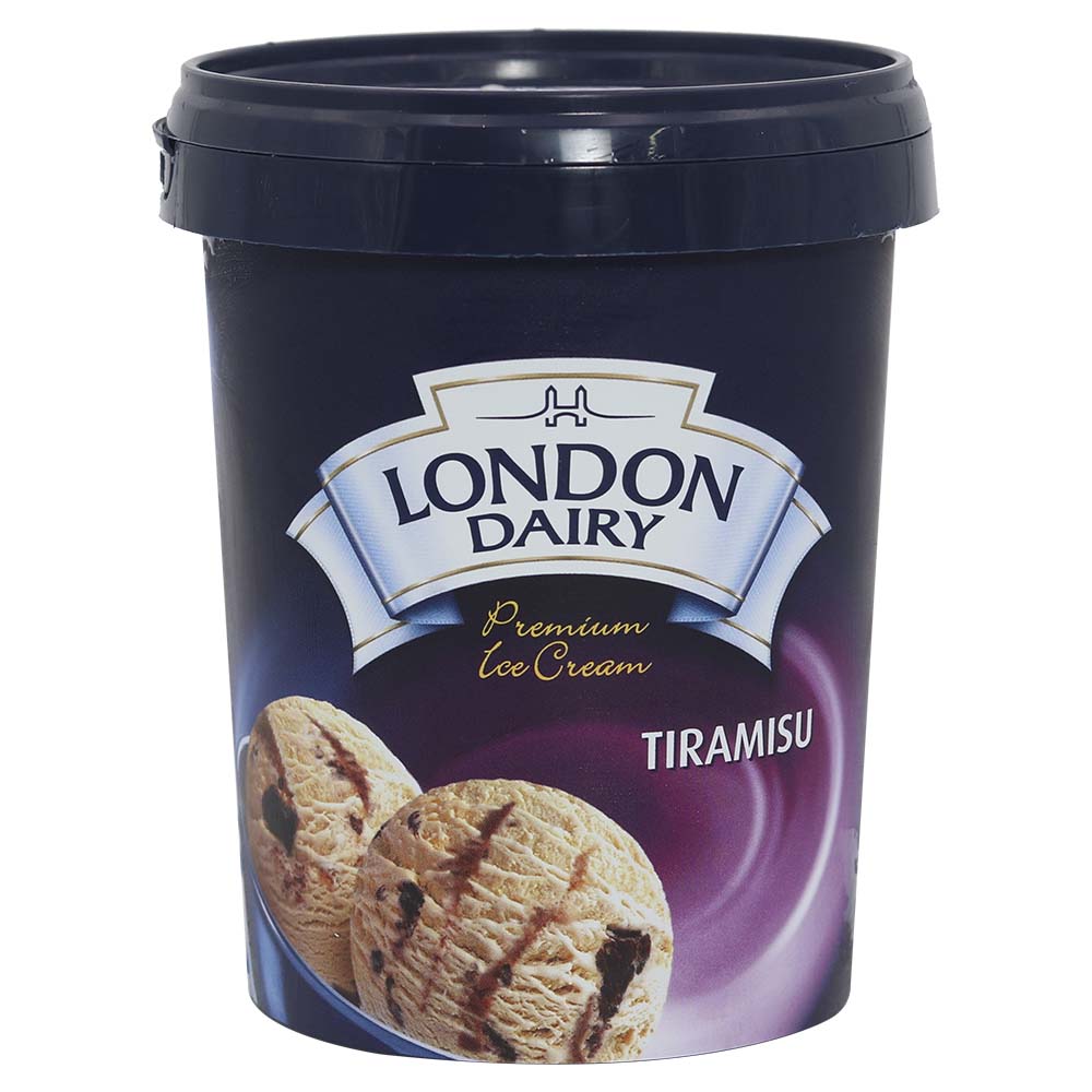 London Dairy Tiramisu Premium Ice Cream 500ml