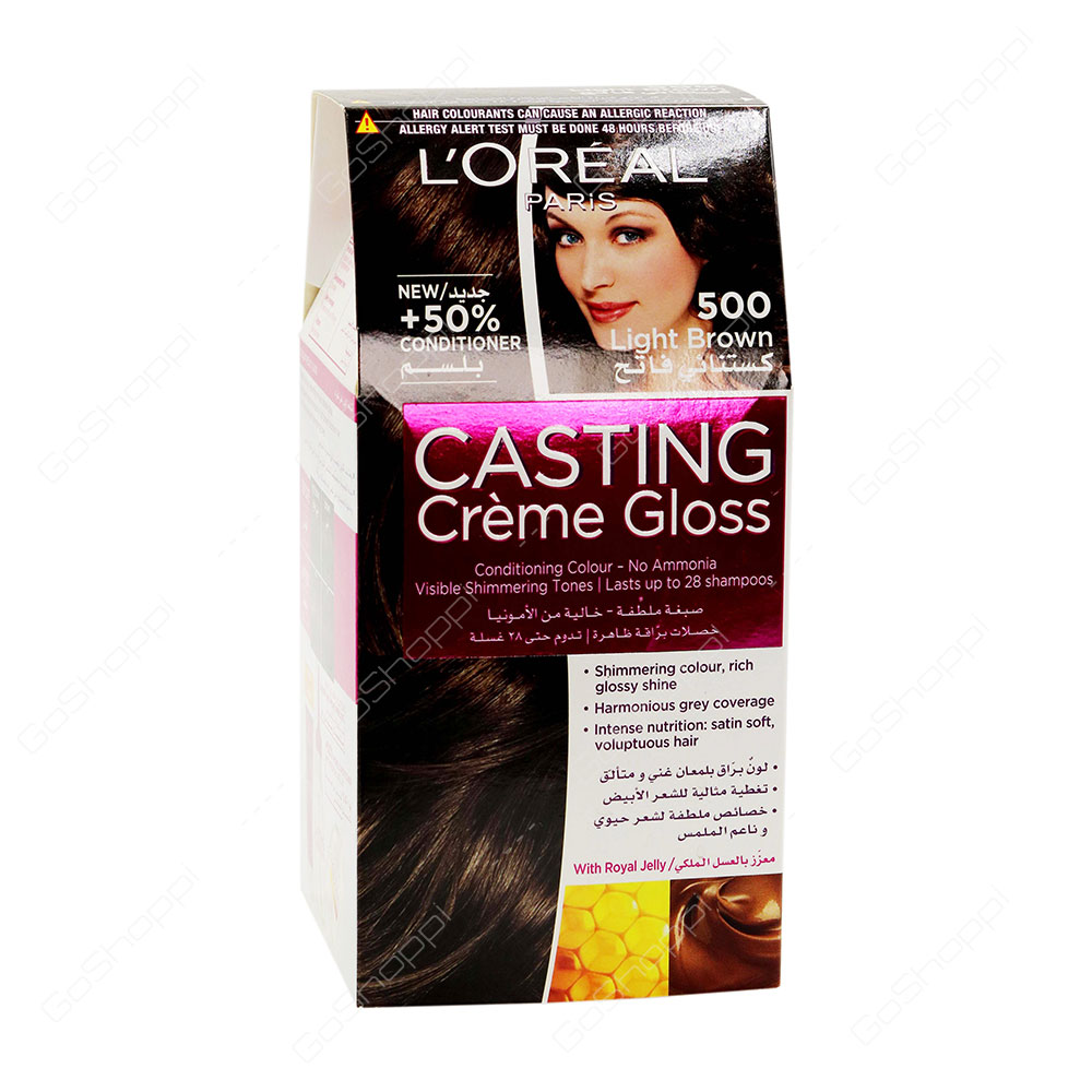 Loreal Paris Casting Creme Gloss 500 Light Brown 1 Pack