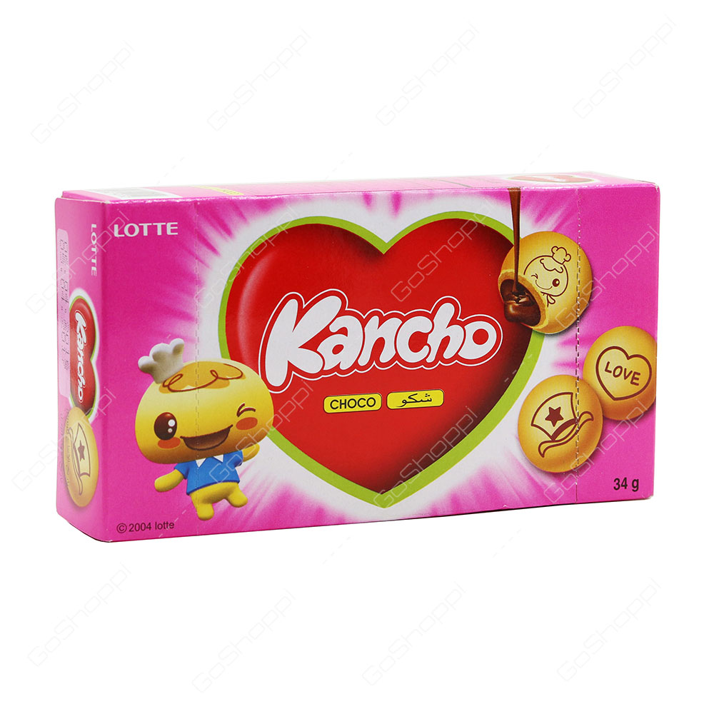 Lotte Kancho Choco Biscuits 34 g