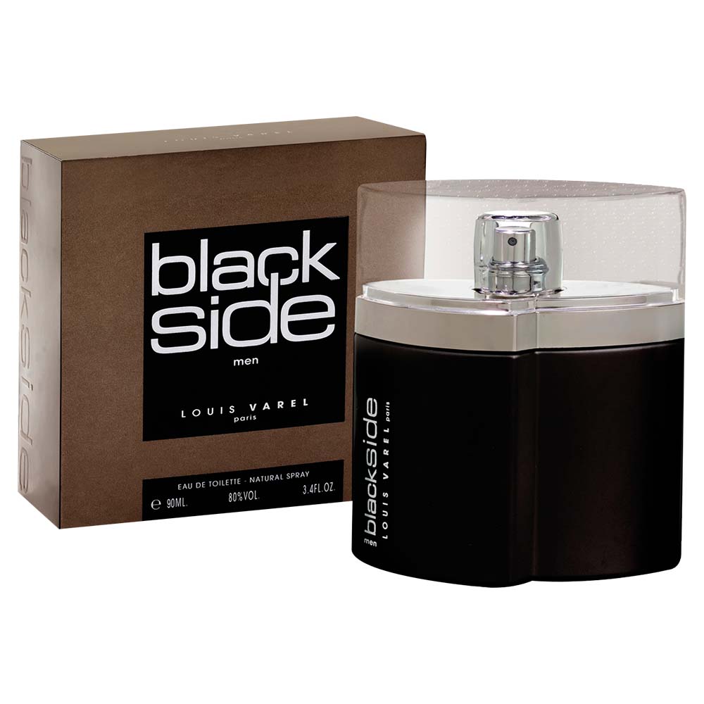 Louis Varel Paris Black Side For Men Eau De Toilette 90ml