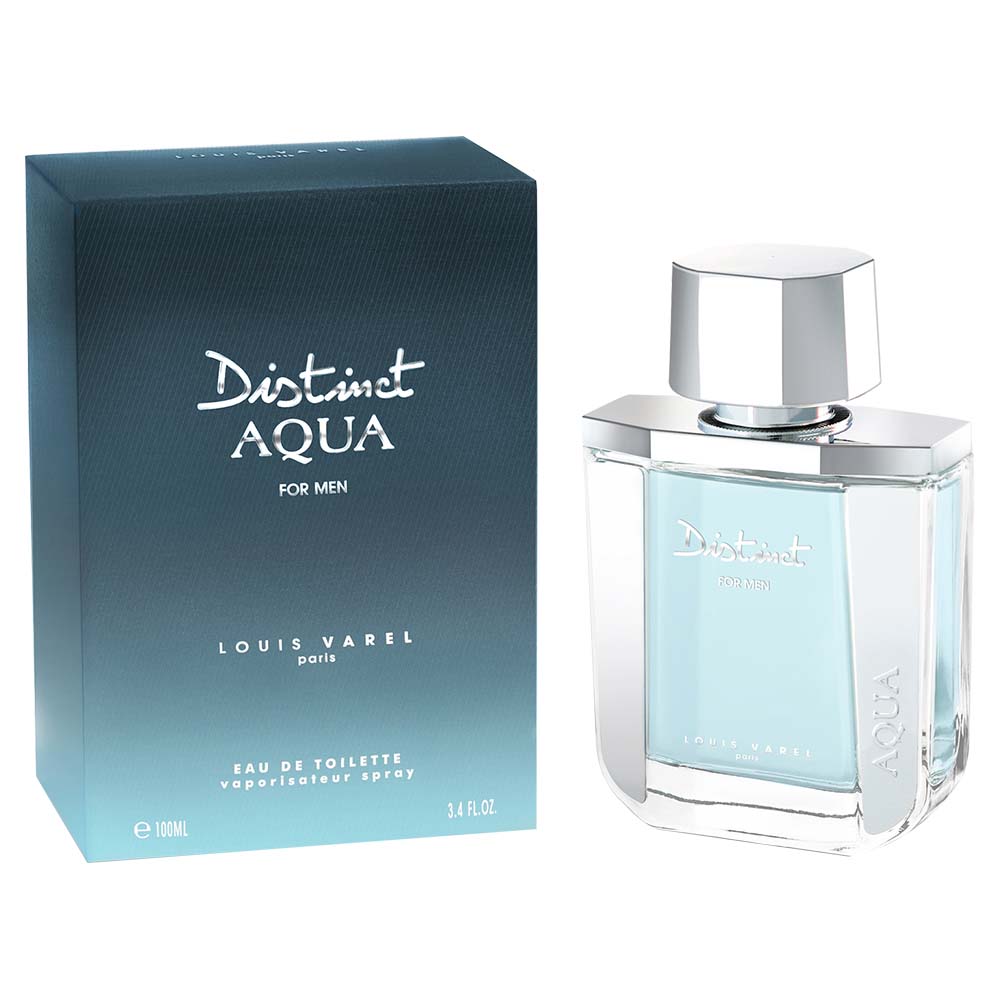 Louis Varel Paris Distinct Aqua For Men Eau De Toilette 100ml