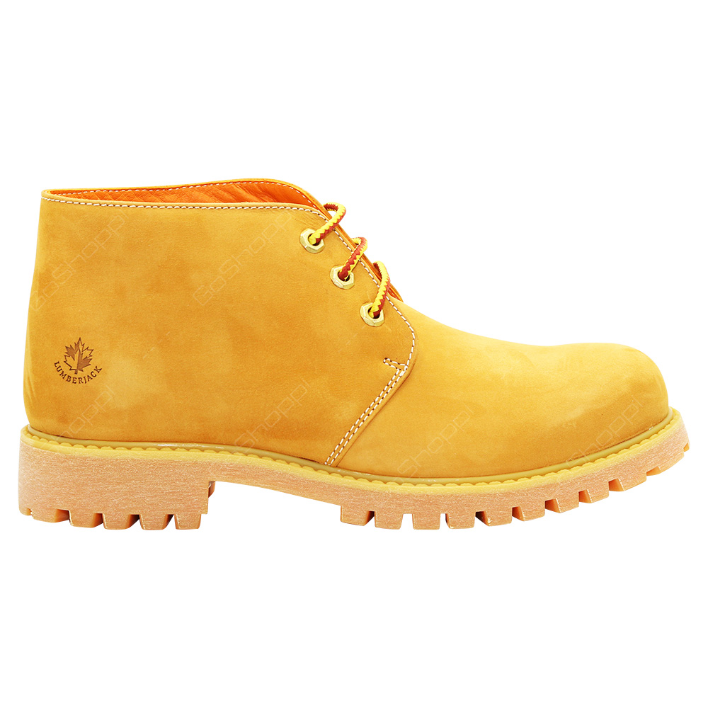 yellow desert boots