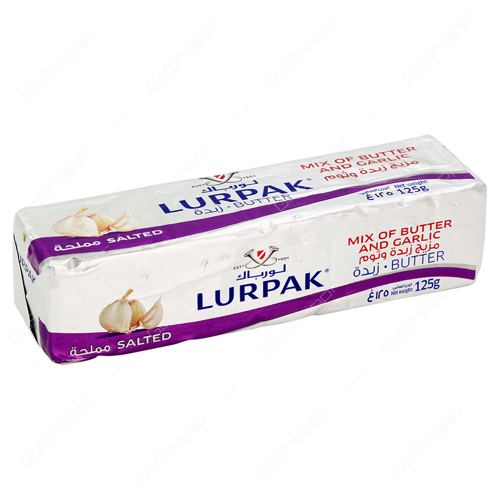 Lurpak Mix Of Butter And Garlic Salted 125 g