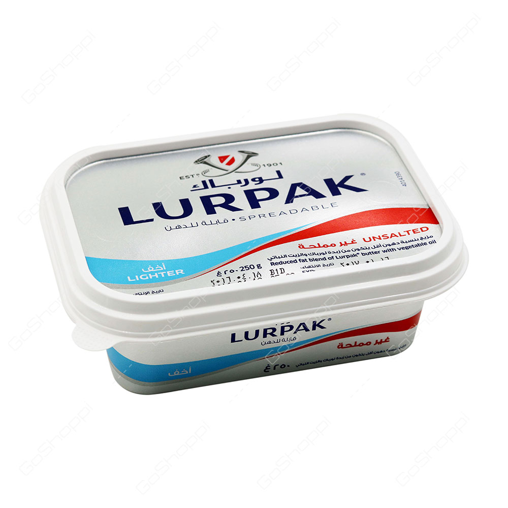 Lurpak Spreadable Lighter Unsalted 250 g