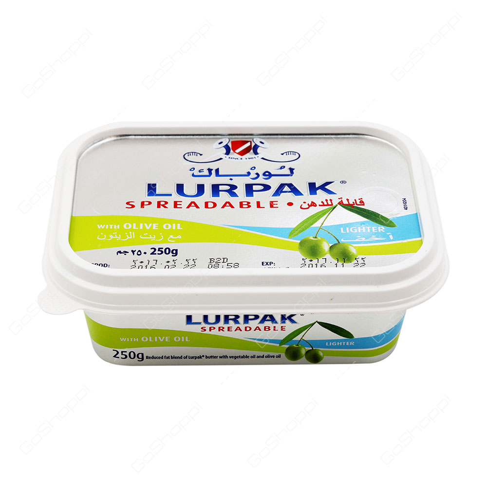 Lurpak Spreadable Lighter With Olive Oil 250 g