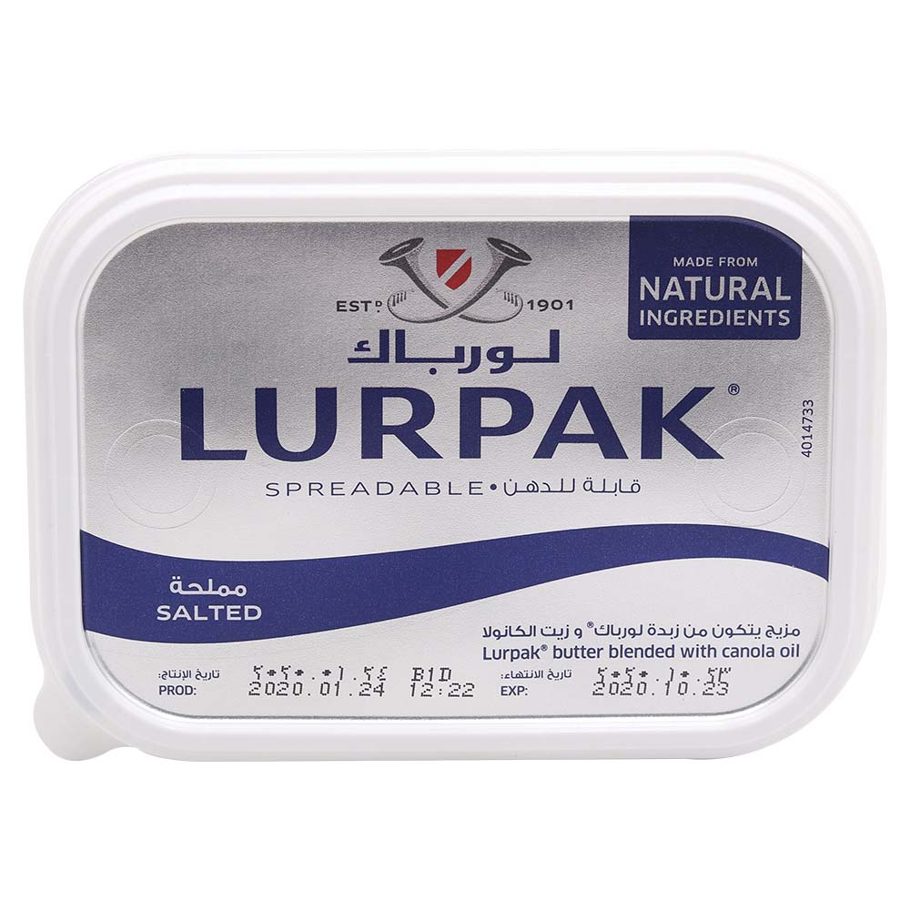 Lurpak Spreadable Salted Butter 250g