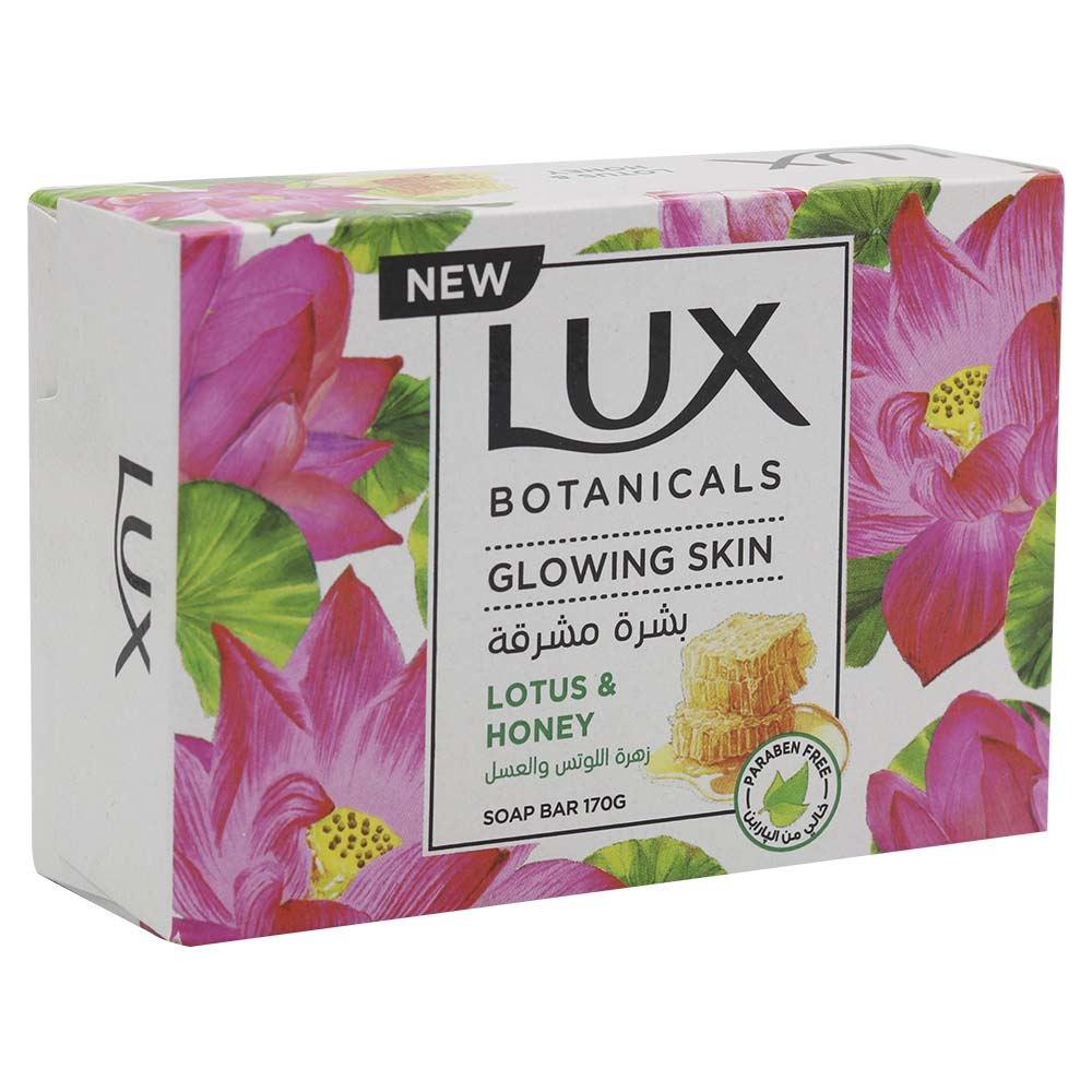 Lux Botanicals Glowing Skin Lotus & Honey Soap Bar 170g