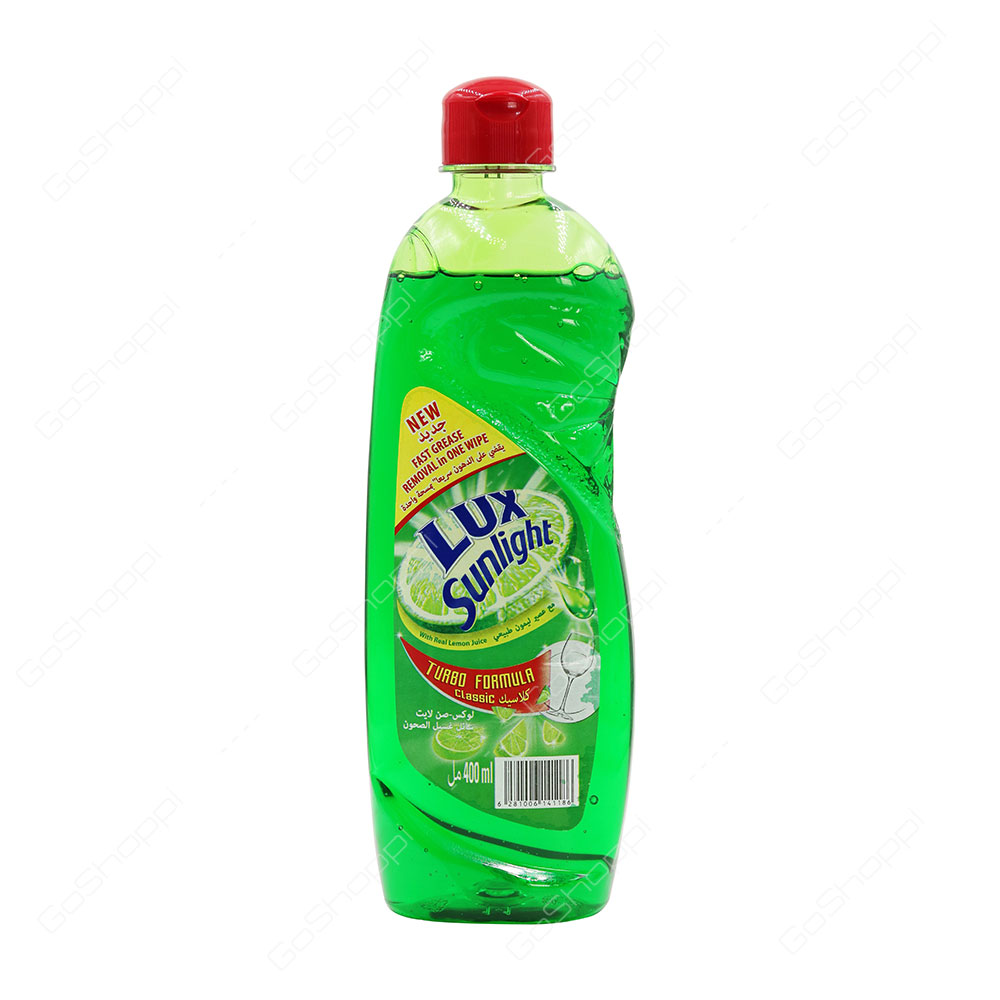 Lux Sunlight Turbo Formula Classic Dishwashing Liquid 400 ml