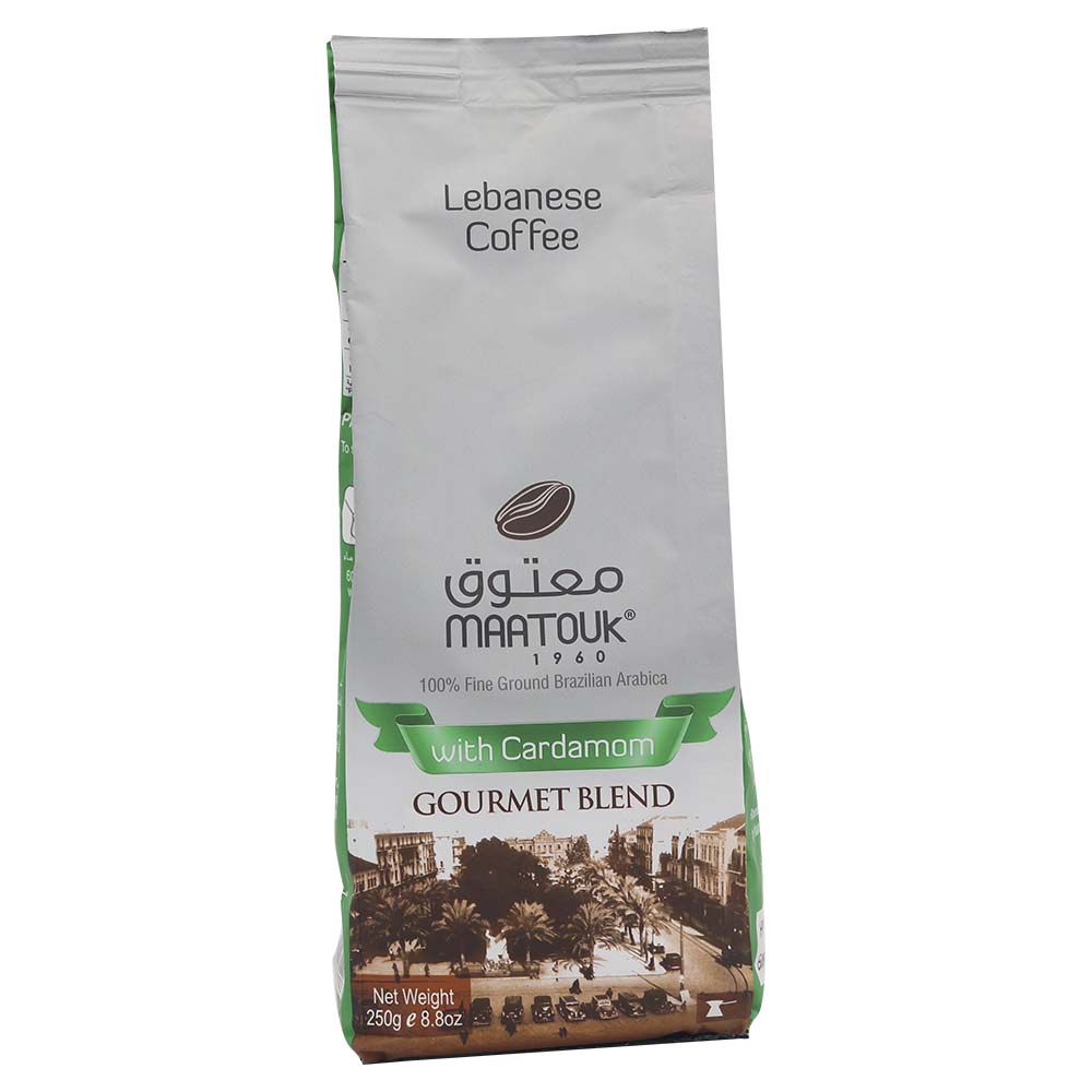 Maatouk Lebanese Coffee With Cardamom Gourmet Blend 250g