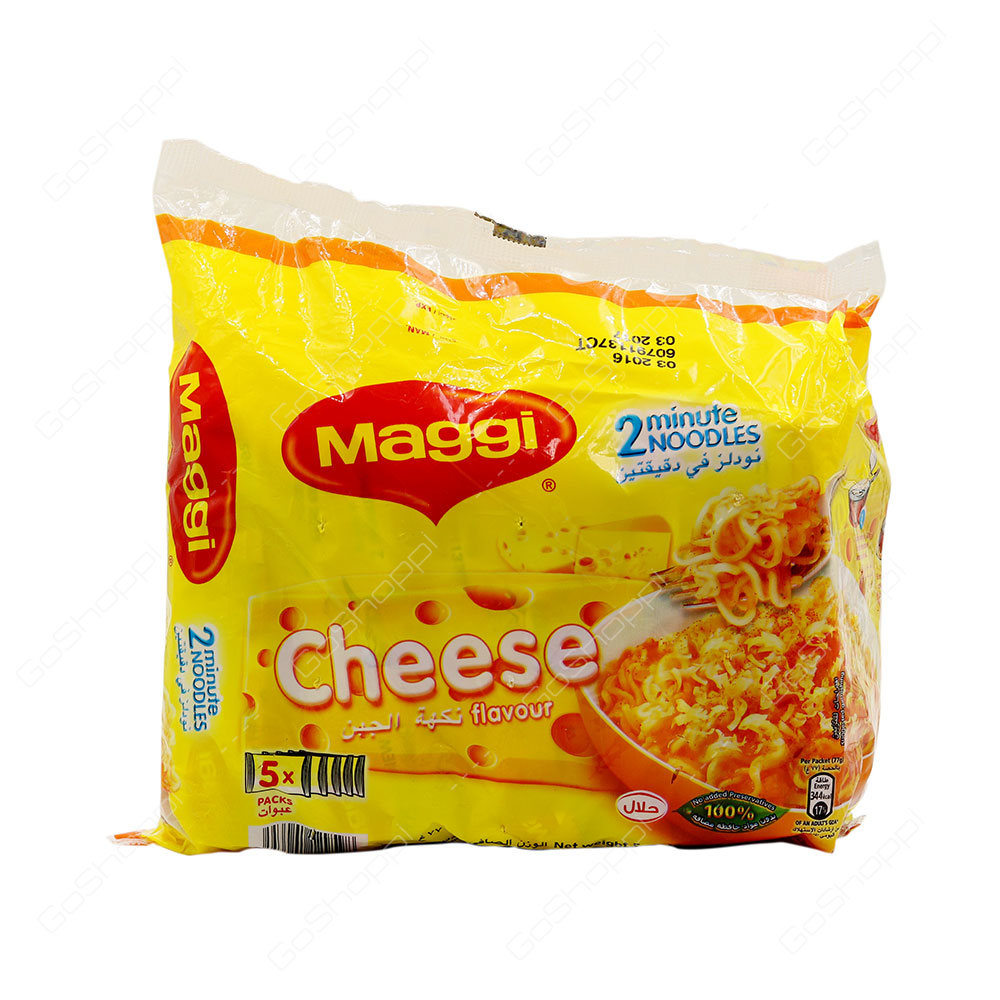 Maggi 2 Minute Noodles Cheese Flavour 5 Pack