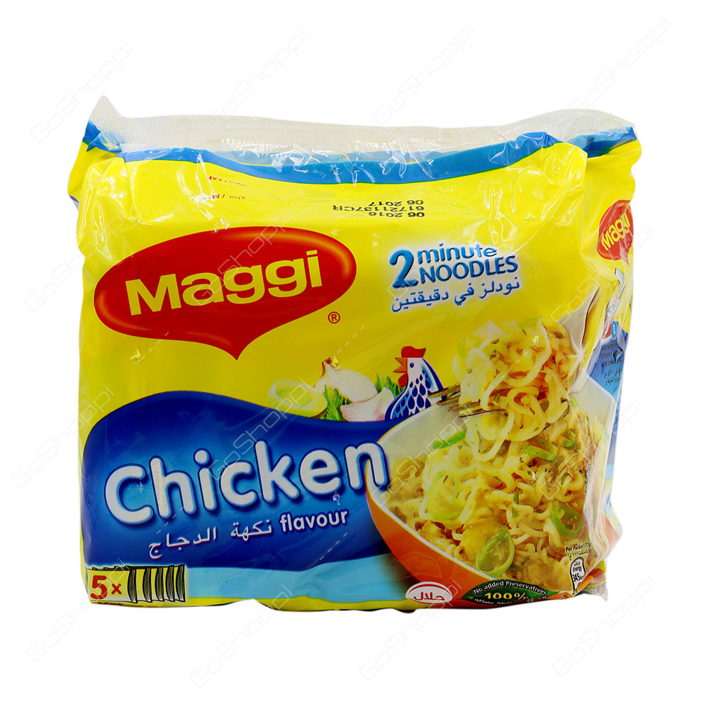 Maggi 2 Minute Noodles Chicken Flavour 5 Pack