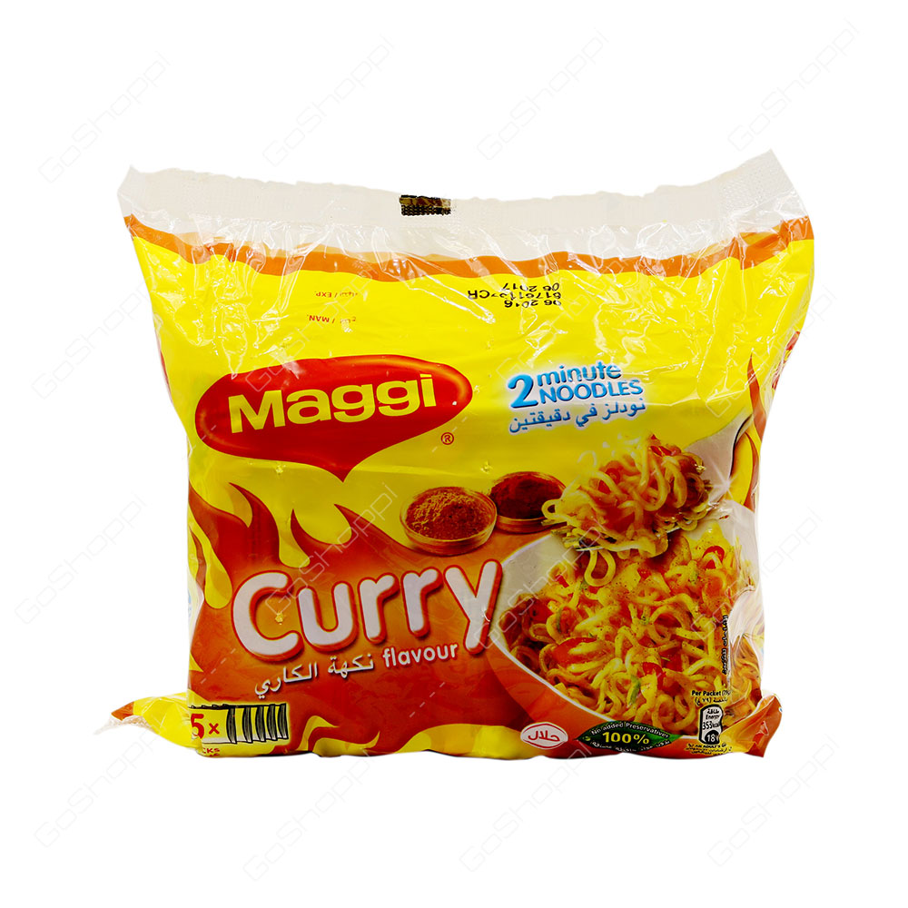 Maggi 2 Minute Noodles Curry Flavour 5 Pack