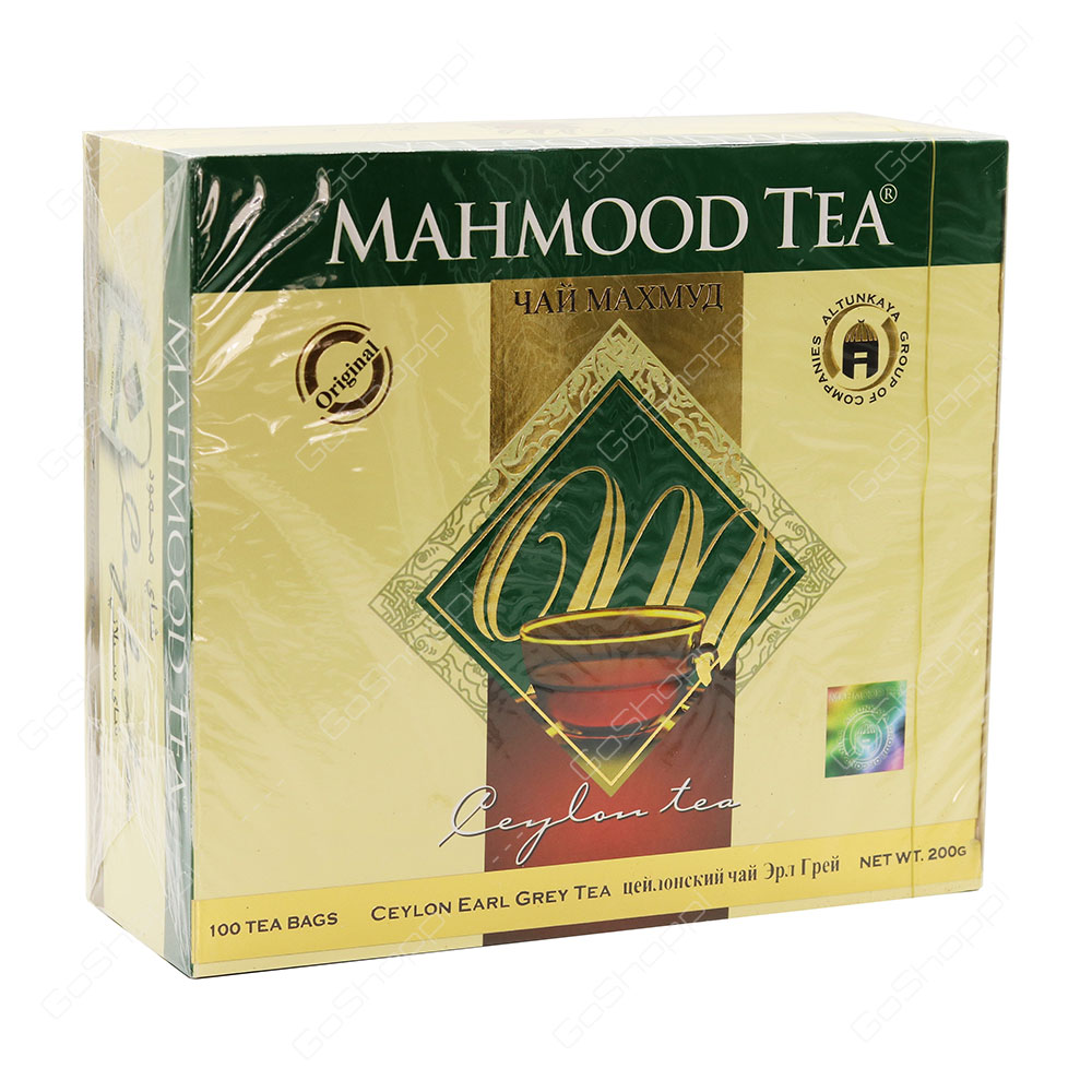 Mahmood Tea Ceylon Earl Grey Tea Bags 100 Bags - Buy Online