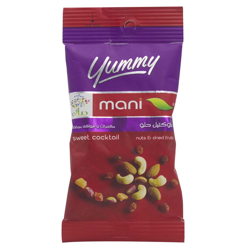 Mani Yummy Sweet Cocktail Nuts & Dried Fruits 20g