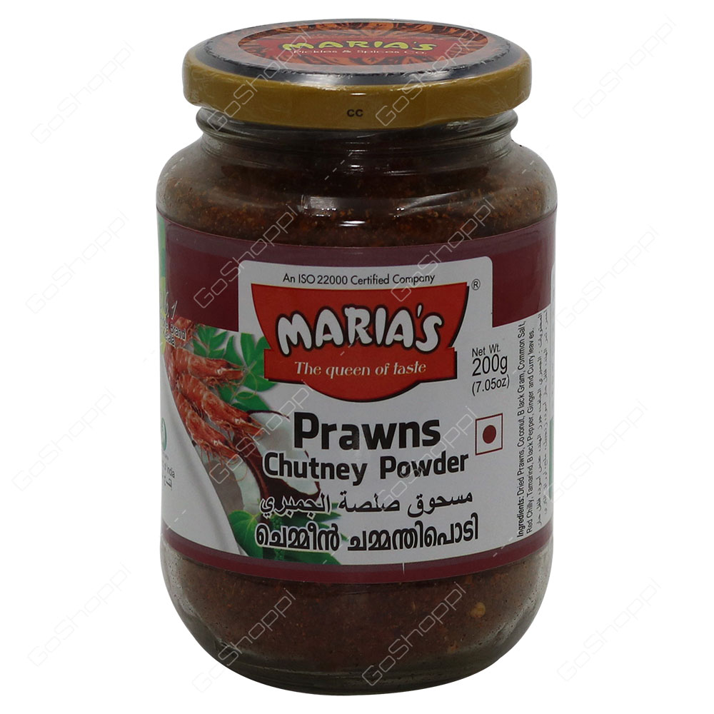 Marias Prawns Chutney Powder 200 g