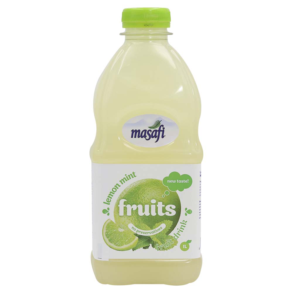 Masafi Fruits Lemon Mint Fruit Drink 1l