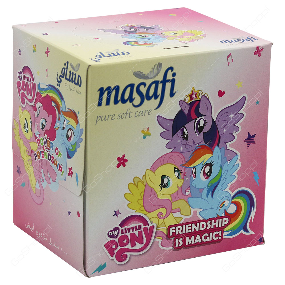 Masafi My Little Pony Pure Soft Care Tissues 100 Tissues