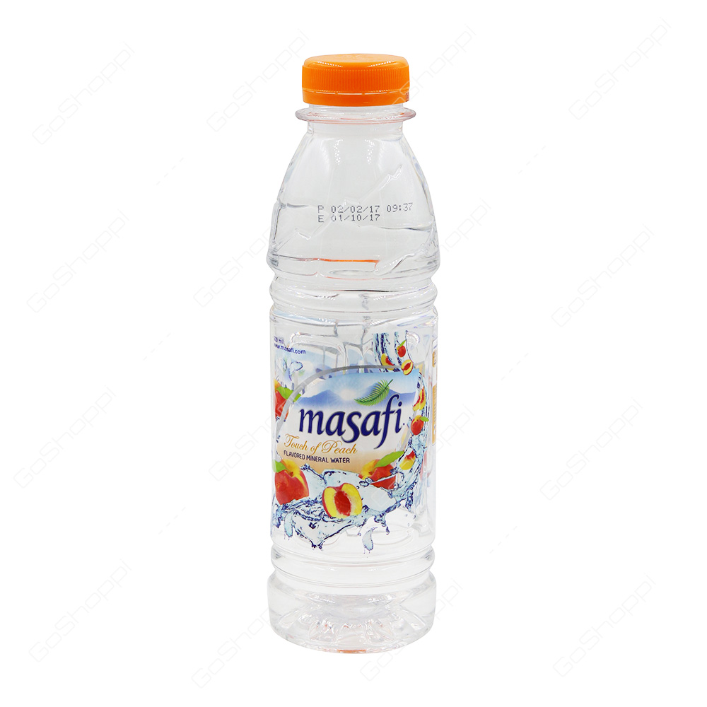 Masafi Touch of Peach Flavored Mineral Water 500 ml