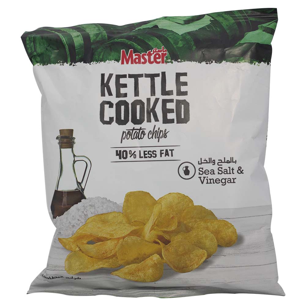 Master Kettle Cooked Potato Chips Sea Salt & Vinegar 45g
