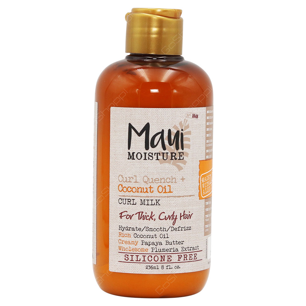 Maui Moisture Curl Quench Coconut Oil Curl Milk For Thick Curly
