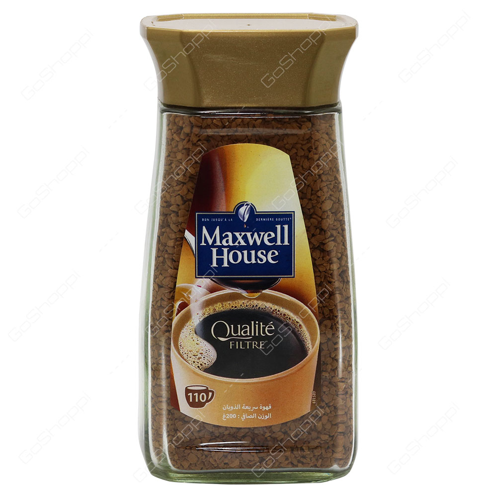 Maxwell House Qualite Filtre Coffee 200 g