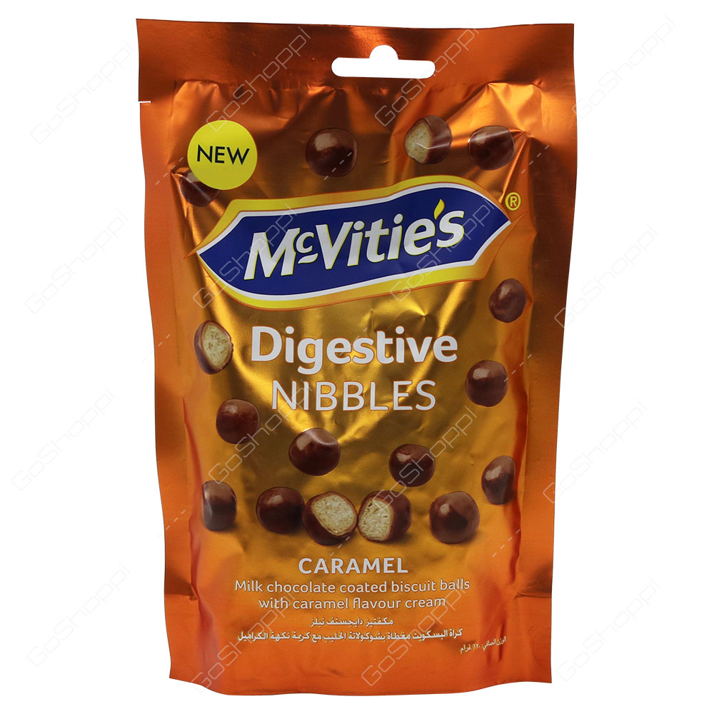 Mc Vities Digestive Nibbles Caramel 120 g