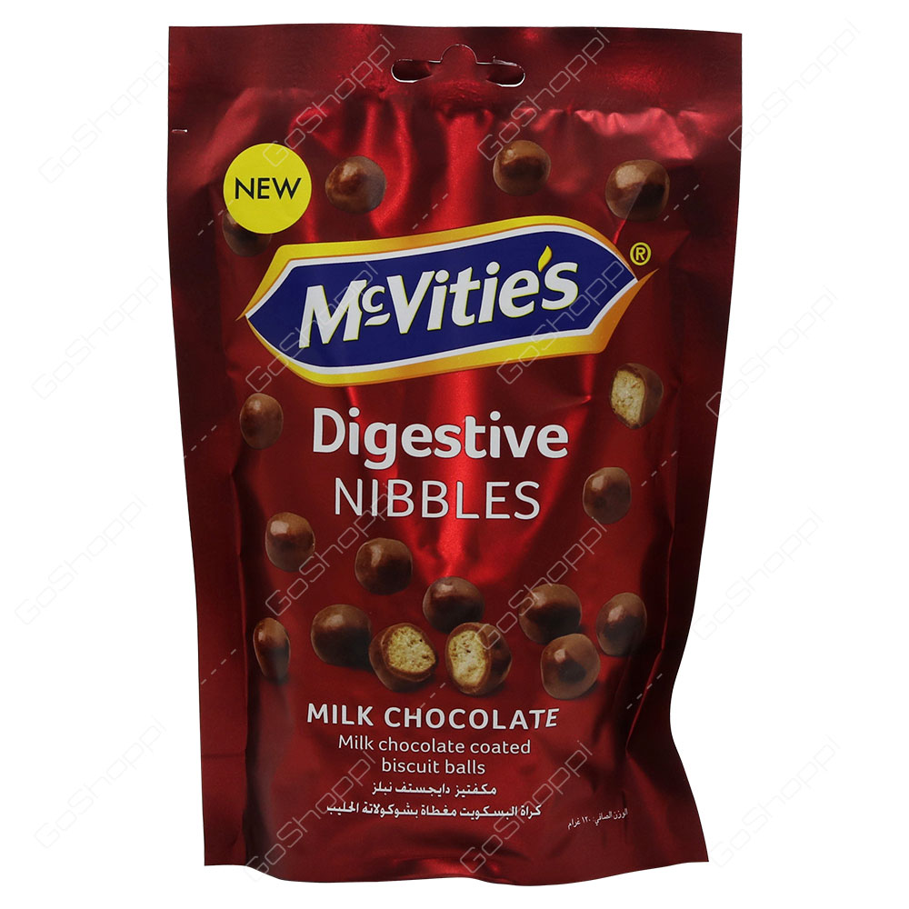 Mc Vities Digestive Nibbles Milk Chocolate 120 g