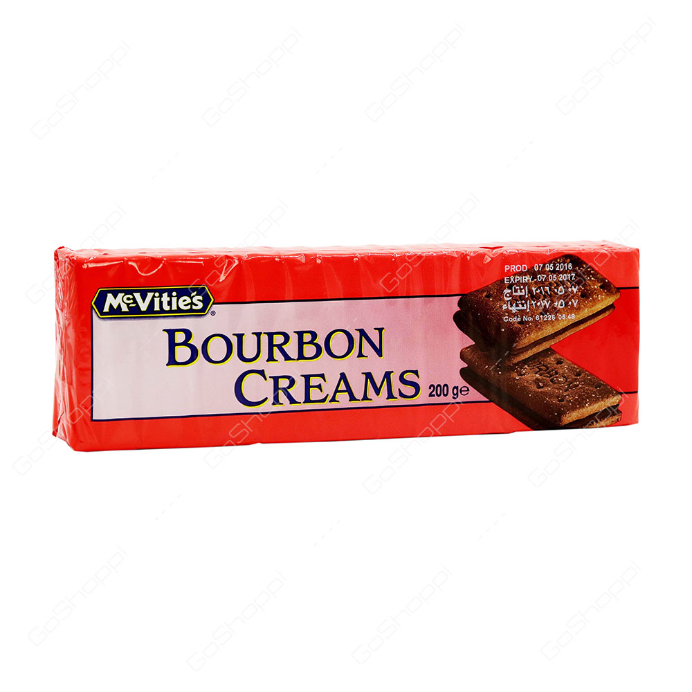 McVities Bourbon Creams Biscuits 200 g