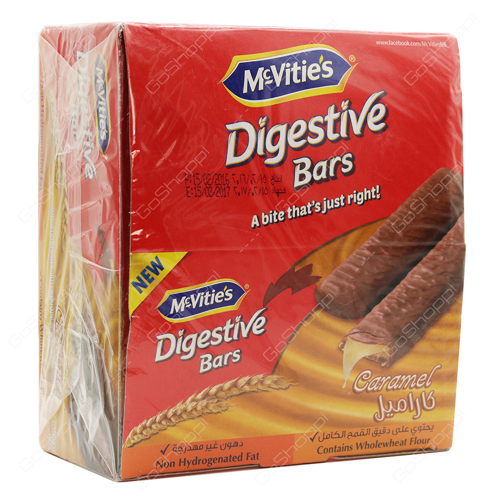 McVities Digestive Bars Caramel 24X30 g