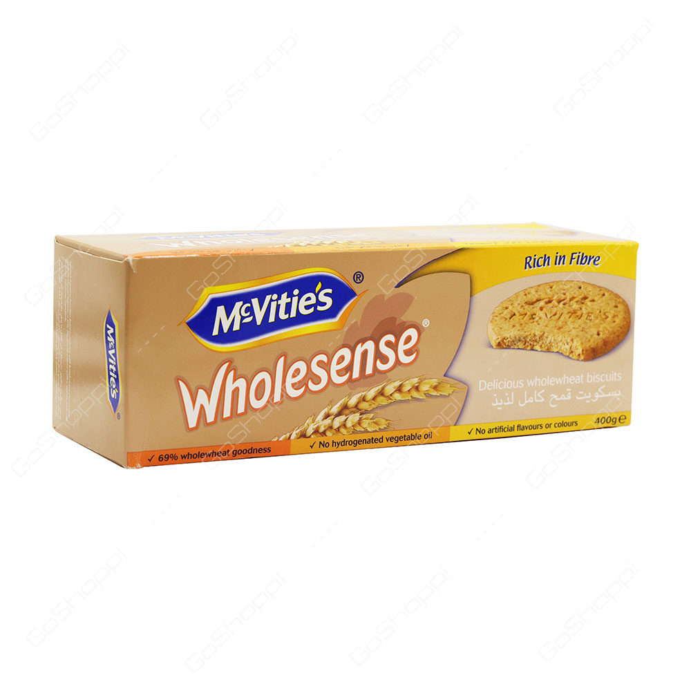 McVities Wholesense Wholewheat Biscuits 400 g